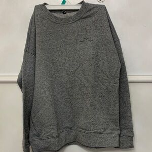 Elegant Heather Gray Crewneck Sweater